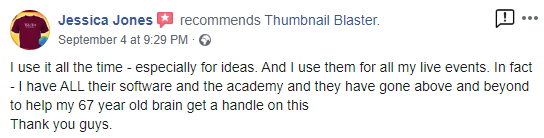 Thumbnail Blaster Testimonials