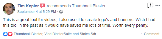 Thumbnail Blaster Testimonials