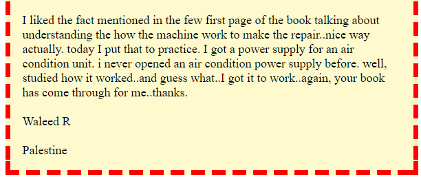 User Experience and Testimonials