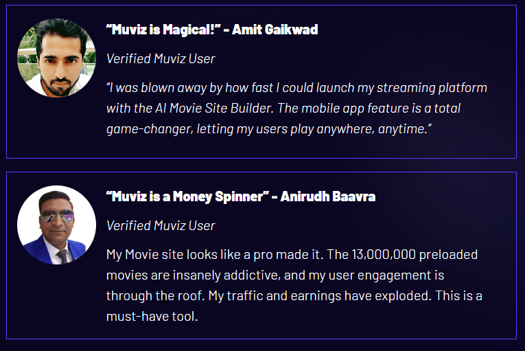 Muviz Software Review: Customer Testimonials