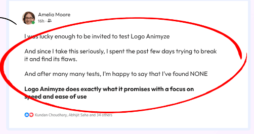Logo Animyze Customer Testimonials