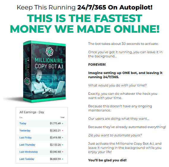 Millionaire Copy Bot AI Review