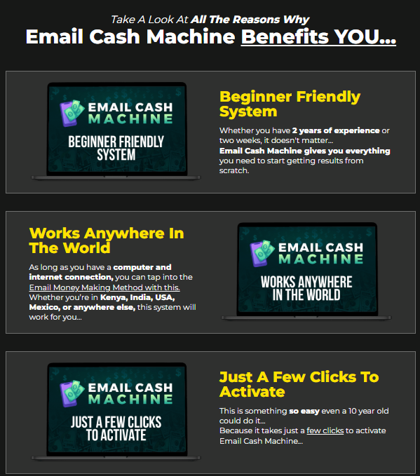 Email Cash Machine