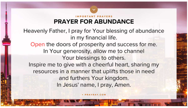 Prosperity Prayer Review